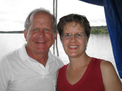 Lori and Wilson, serving God in the Amazon with Asas de Socorro (Wings of Help Ministries) for 28 years. (Jan. 2009) married 25 years and growing more and more in love with each other and with the Lord.